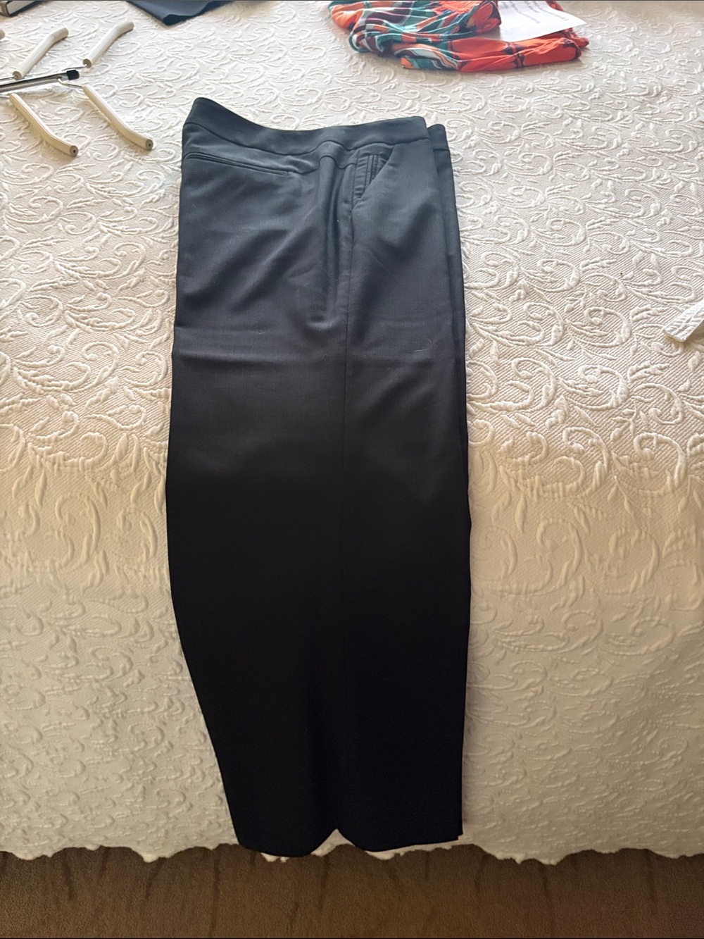 Women's Black Straight-Leg Dress Pants